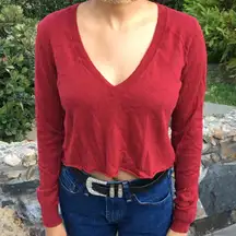 Long Sleeve Crop Top