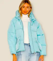 TOAST SOCIETY PLUTO PUFFER JACKET (SKY BLUE) Small
