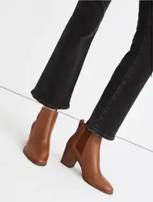 Madewell Regan Leather Ankle Booties