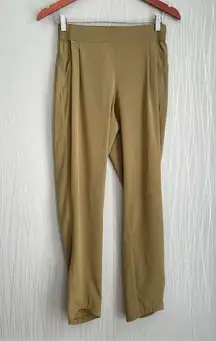 All In Motion Women's High Waist Olive Pants XS Casual Relaxed Fit