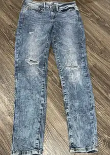 Denizen by Levi’s low rise acid wash jegging