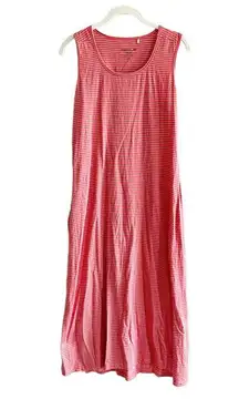 Toad&Co Womens Tencel Cotton Samba Paseo Striped Midi Sleeveless Dress Size M