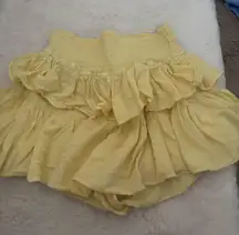 Nature By Boutique Blanco yellow skirt