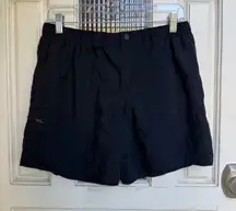 Columbia‎ Sportswear Company Black Nylon Hiking Shorts Women's Size Medium