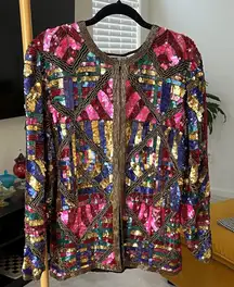 Scala medium silk sequined Jacket