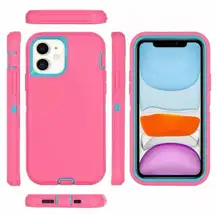 iPhone12Pro Max 360 Shock Defender Case - Pink/Teal
