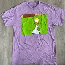 NWOT Simpsons Homer Purple Tee size M