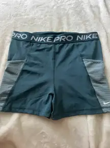 Nike Teal  Pro Dry- Fit Shorts