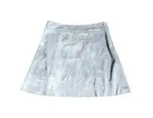 NWT Hyfve Blue Faux Suede Skirt