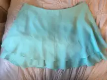 mint mini skirt