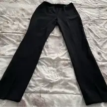 Bailey 44 black front split ankle crop business casual pants, size 0 preppy