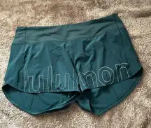 Lululemon Speed Up Mid-Rise Lined Short 4" *Graphic size 12