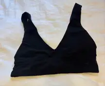 lululemon athletica Black V-Neck Bralette
