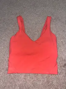 coral lululemon align tank top