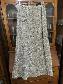 Sequin Maxi Skirt