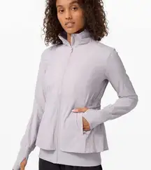 Lululemon Sights Seen Chrome/Grey Full Zip Jacket Size 4 Women’s Athletic Casual