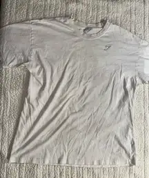 White gymshark T-shirt