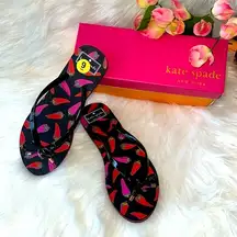 KATE SPADE NEW YORK WOMENS FRILL CHILL PEPPER FLIP FLOP