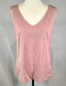 Boutique pink mauve simplicity lace top size small NWT