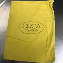 Circa Joan & David Yellow Dust Bag - 10” x 14” - VGUC