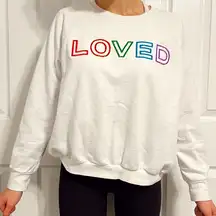 Betsey Johnson “Loved” Crewneck