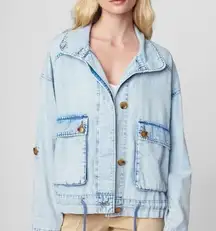 Blank NYC oversized Denim Jacket size S NWT