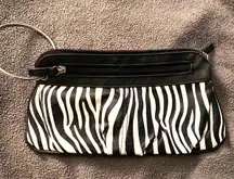 Xhilaration‎ Zebra Print Small Wristlet