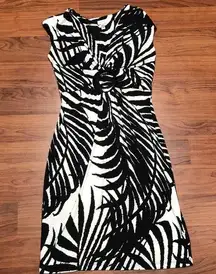 COPY - Cache Black and White Dress, size 2