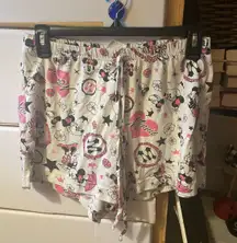 Disney Minnie Mouse Pj Shorts