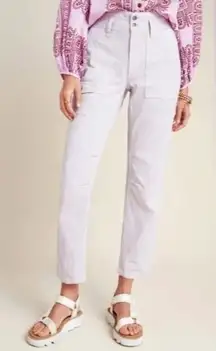 Anthropologie Pants Women 26 Purple Lilac Pink The Wanderer High Rise Cargo‎