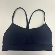 Lululemon Sports Bra 6 Y Flow navy