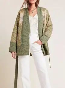 Anthropologie HTF  Quilted Patchwork Jacket