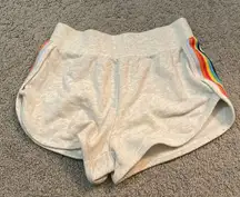 Aero rainbow side shorts size small