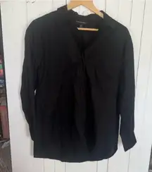 Banana Republic Button Down Shirt Black Size M