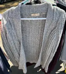Hollister Grey Cardigan Sweater
