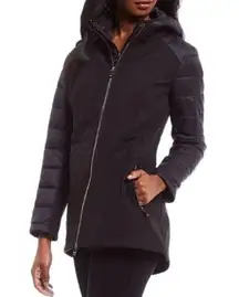 Calvin Klein Performance Soft Shell Quilted Jacket Rain Repellent Classic Black