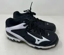 Mizuno Women's Black Low Metal 9 Spike Swift Switch Baseball Shoes Size 7.5