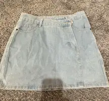 Boutique Jean Skirt