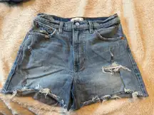 Abercrombie and fitch denim shorts