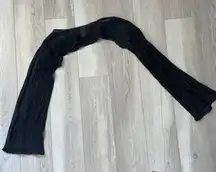 Vintage Crochet Bolero Shrug lattice mesh loose womens Gray (medium) whimsigoth