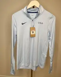 Team USA Olympics Half Zip Up Jacket Training