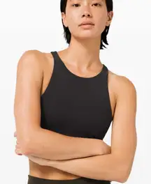 Lululemon Energy Bra High Neck Long Line *Tough
Black- Size 4