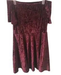 Off-Shoulder Midi Knee Length Flowy Soft Women’s Size XL Dress