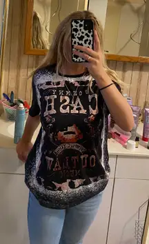 Johnny Cash Outlaw Music TShirt