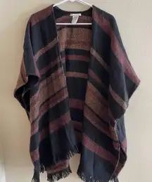 Striped Poncho