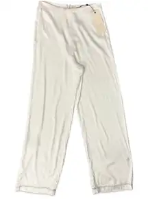 Revolve Bec + Bridge Ivory High Waist Tillie Satin Wide Leg Pants sz 2 NEW Tags