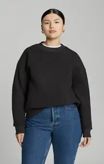 Everlane The ReNew Teddy Oversized Crew Sweatshirt