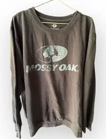 Mossy Oak Brown Sweater Sweatshirt
