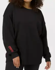 Membership Perfectly Oversized Crew In Black NWT Size 6