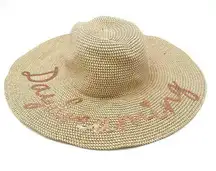 David and Young Packable Sunhat Daydreaming Beachy Floppy Summer Travel OS